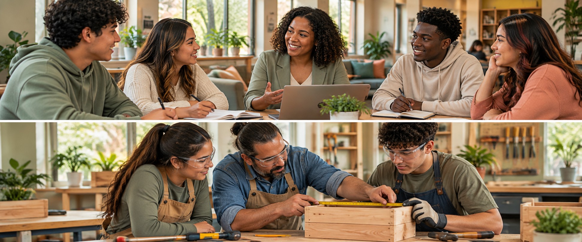 Illustrative youth mentoring and practical skills activities